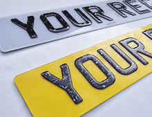 Load image into Gallery viewer, 3D Carbon Gel Forged Number Plates - New Style
